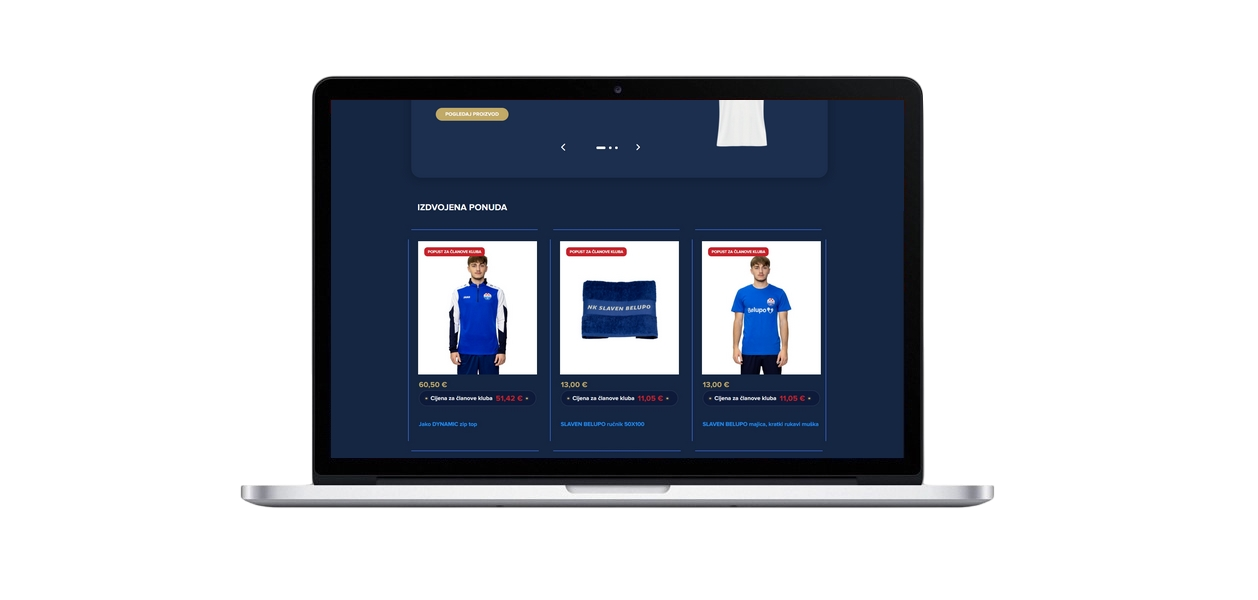 Web trgovina - NK Slaven Belupo