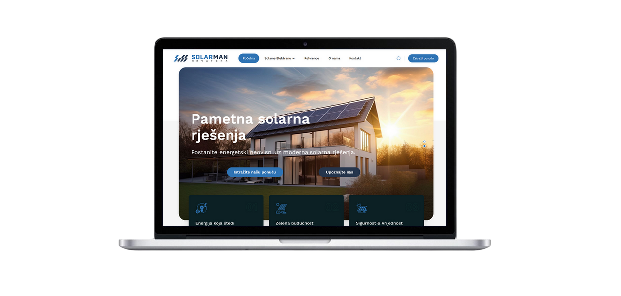 Solarman - web stranica