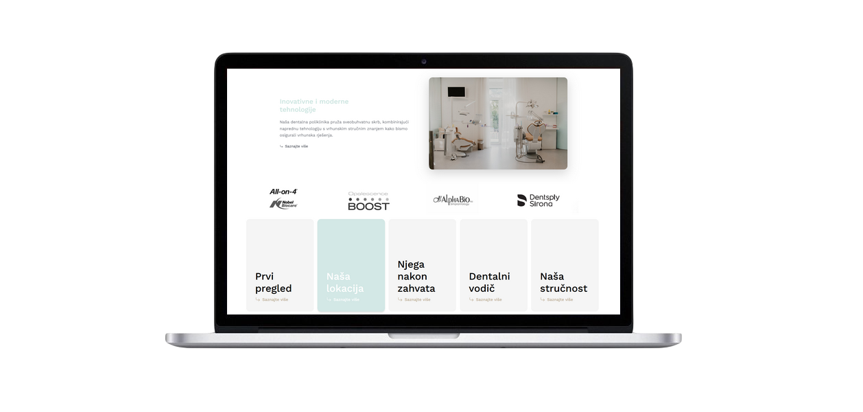 Mady Maričić poliklinika - web stranica