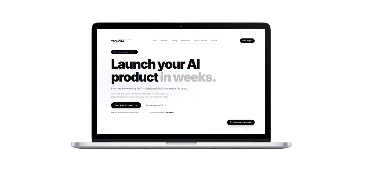 Techora AI - web aplikacija