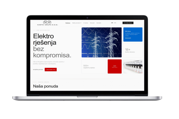 Kastav Grupa - web projekt