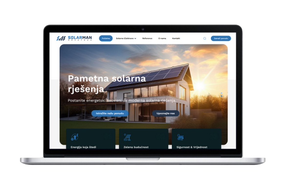 Solarman - web stranica