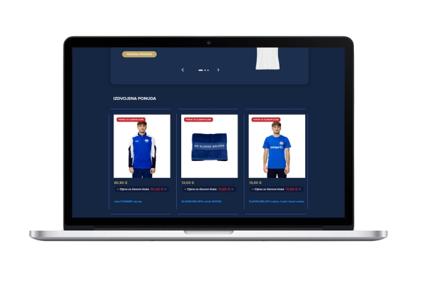 Web trgovina - NK Slaven Belupo